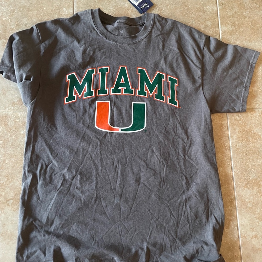 Fanatics Gray Miami T-Shirt